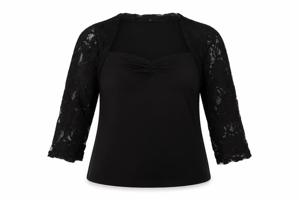 Womens UK Size 16 Wallis Black Basic Blouse