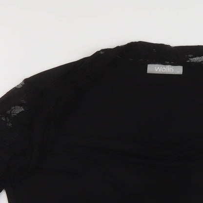 Womens UK Size 16 Wallis Black Basic Blouse