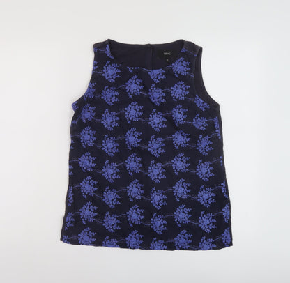 Womens UK Size 10 NEXT Blue Basic Tank