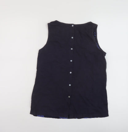 Womens UK Size 10 NEXT Blue Basic Tank