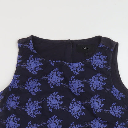 Womens UK Size 10 NEXT Blue Basic Tank