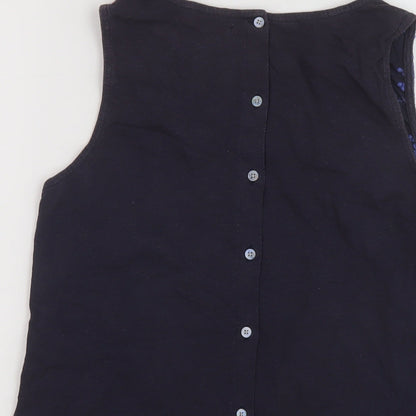 Womens UK Size 10 NEXT Blue Basic Tank