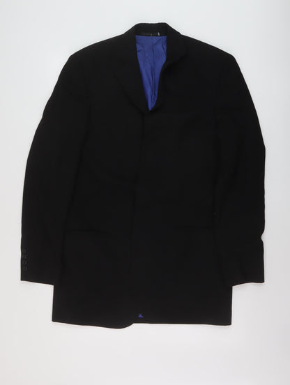 Mens UK Size 38 Hugo James Regular Black Suit Jacket