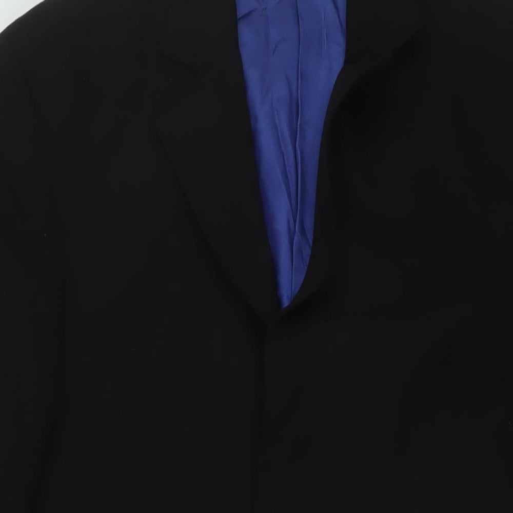 Mens UK Size 38 Hugo James Regular Black Suit Jacket