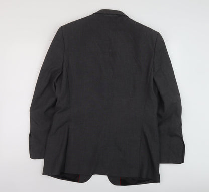 Mens UK Size 40 Burton Regular Grey Suit Jacket