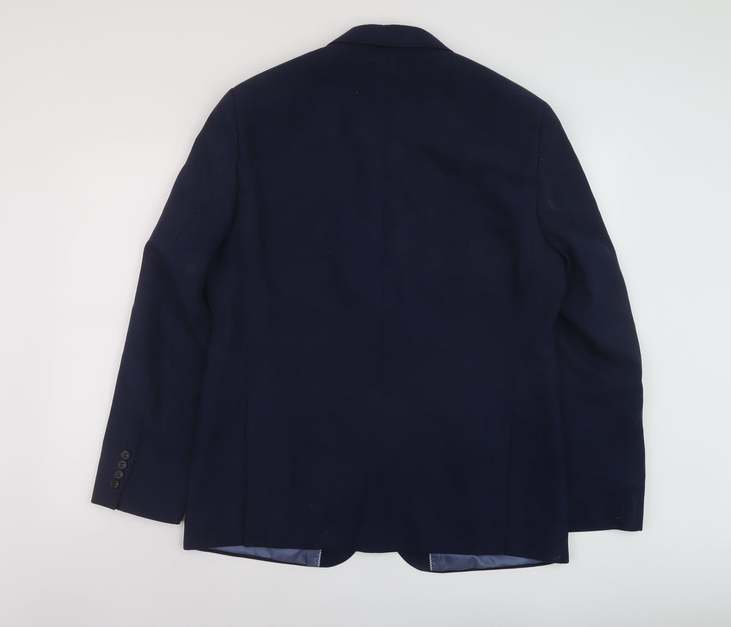 Mens UK Size 40 Marks and Spencer Regular Blue Suit Jacket
