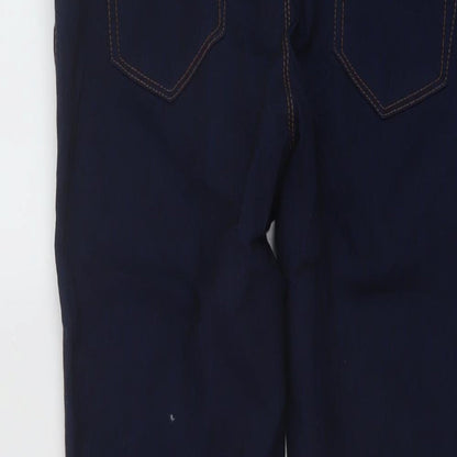 Denim & Co. Womens Blue Cotton Jegging Jeans Size 14 L28 in Regular