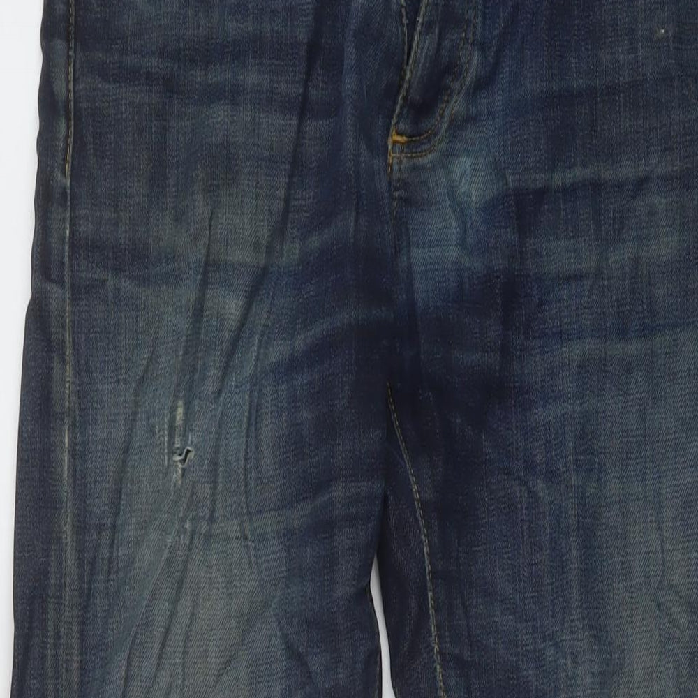 Mens UK Size 31 in The Kooples Regular Fit Straight Blue Jeans