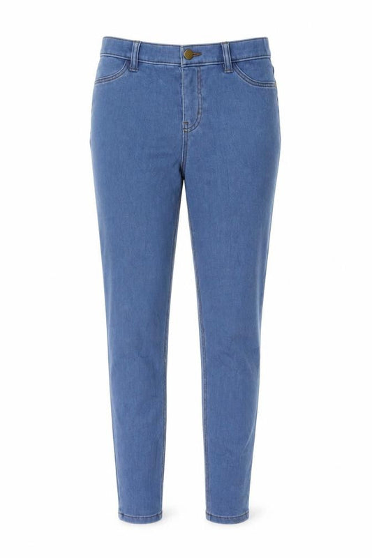 Womens UK Size 8 F&F Regular Fit Jegging Blue Jeans