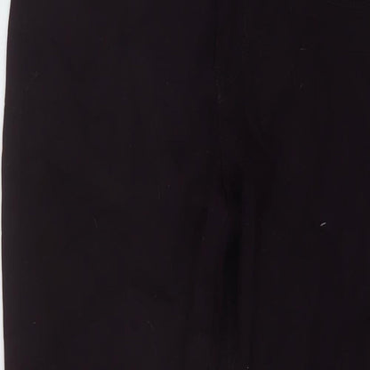 New Look Womens Purple Cotton Skinny Jeans Size 12 L27 in Regular Button