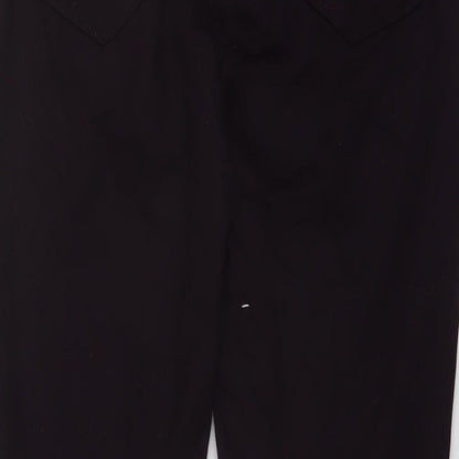 New Look Womens Purple Cotton Skinny Jeans Size 12 L27 in Regular Button