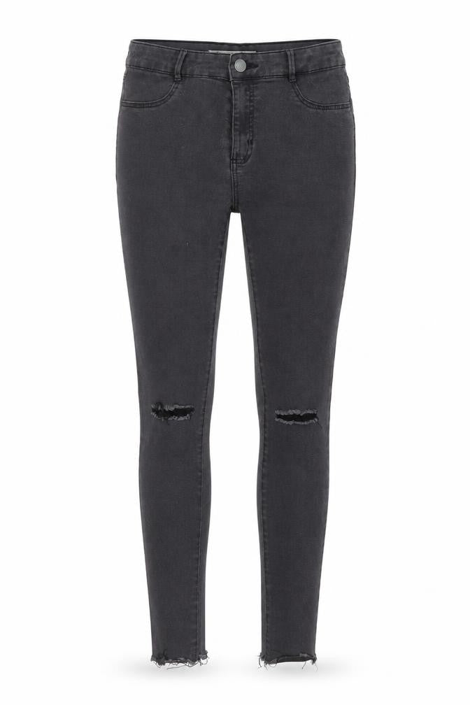 Womens UK Size XS Zara Regular Fit Skinny Grey Jeans