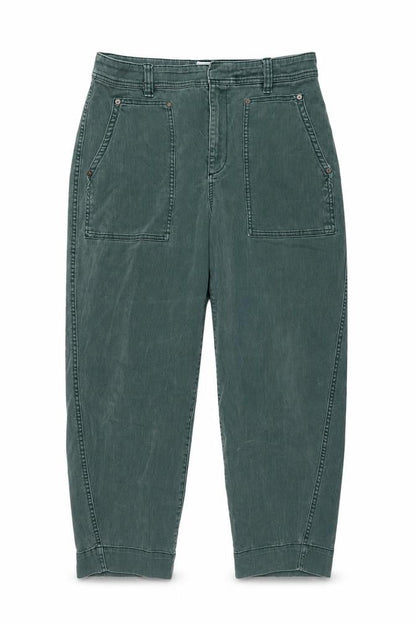 Womens UK Size 10 Gap Regular Fit Mom Green Jeans