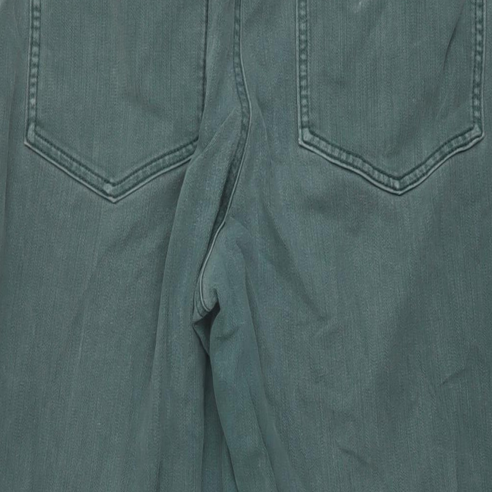 Gap Womens Green Cotton Mom Jeans Size 10 L25 in Regular Button