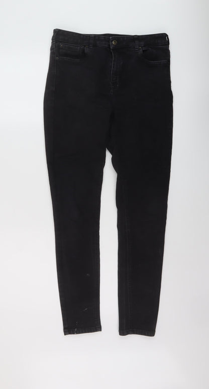 Womens UK Size 30 in Jack Wills Regular Fit Skinny Black Jeans