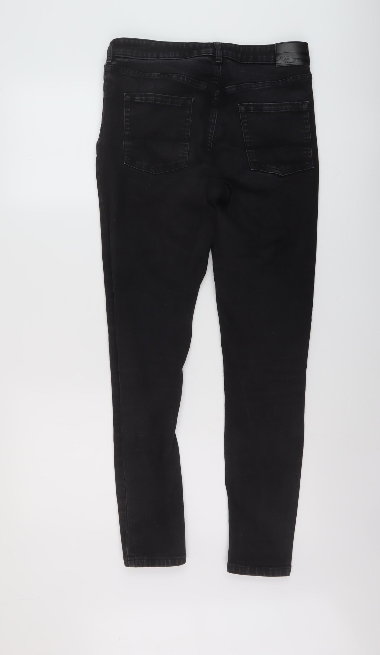 Womens UK Size 30 in Jack Wills Regular Fit Skinny Black Jeans