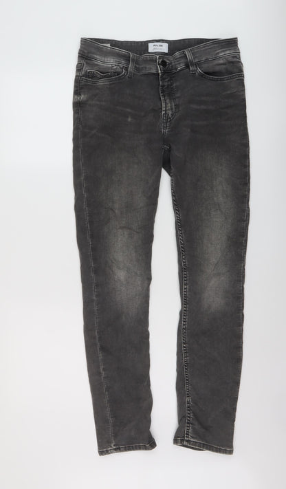 Mens UK Size 30 in ONLY & SONS Regular Fit Skinny Grey Jeans