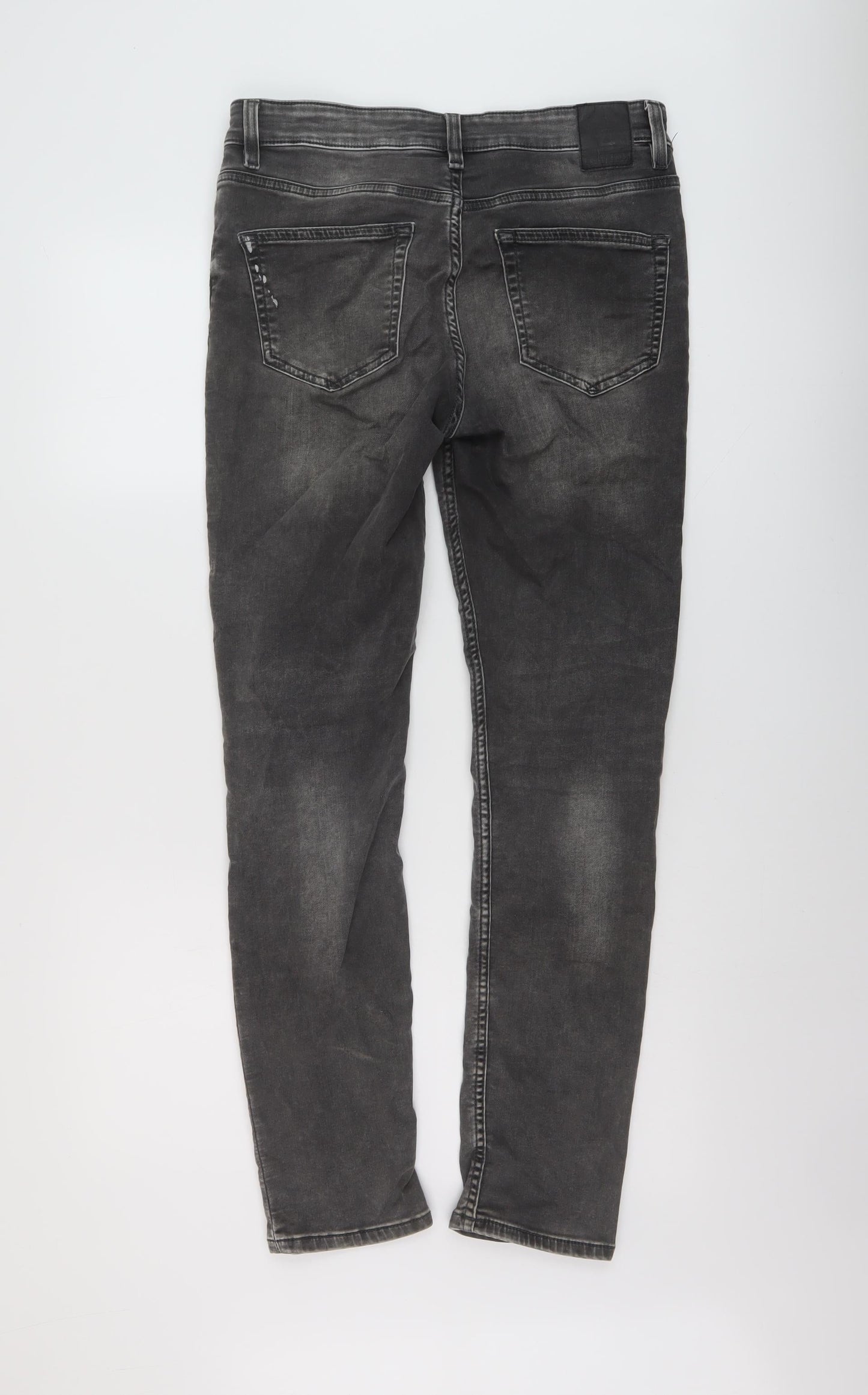 Mens UK Size 30 in ONLY & SONS Regular Fit Skinny Grey Jeans