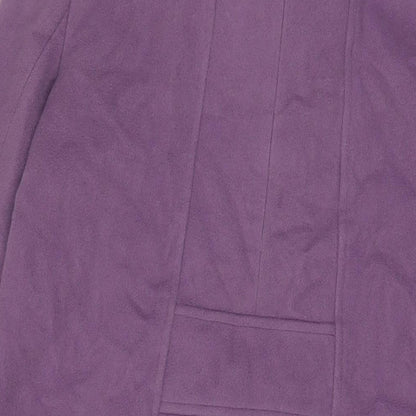 Womens UK Size 14 Cc Purple Overcoat
