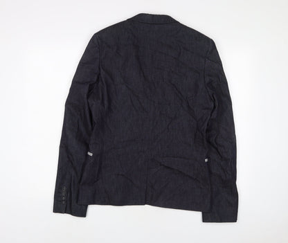 Mens UK Size 38 Topman Regular Blue Suit Jacket