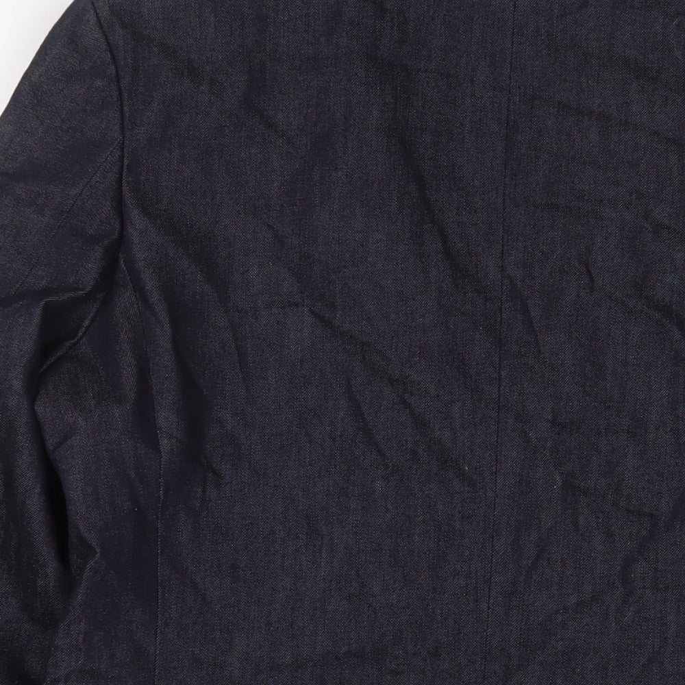 Mens UK Size 38 Topman Regular Blue Suit Jacket