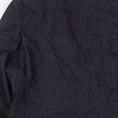 Mens UK Size 38 Topman Regular Blue Suit Jacket