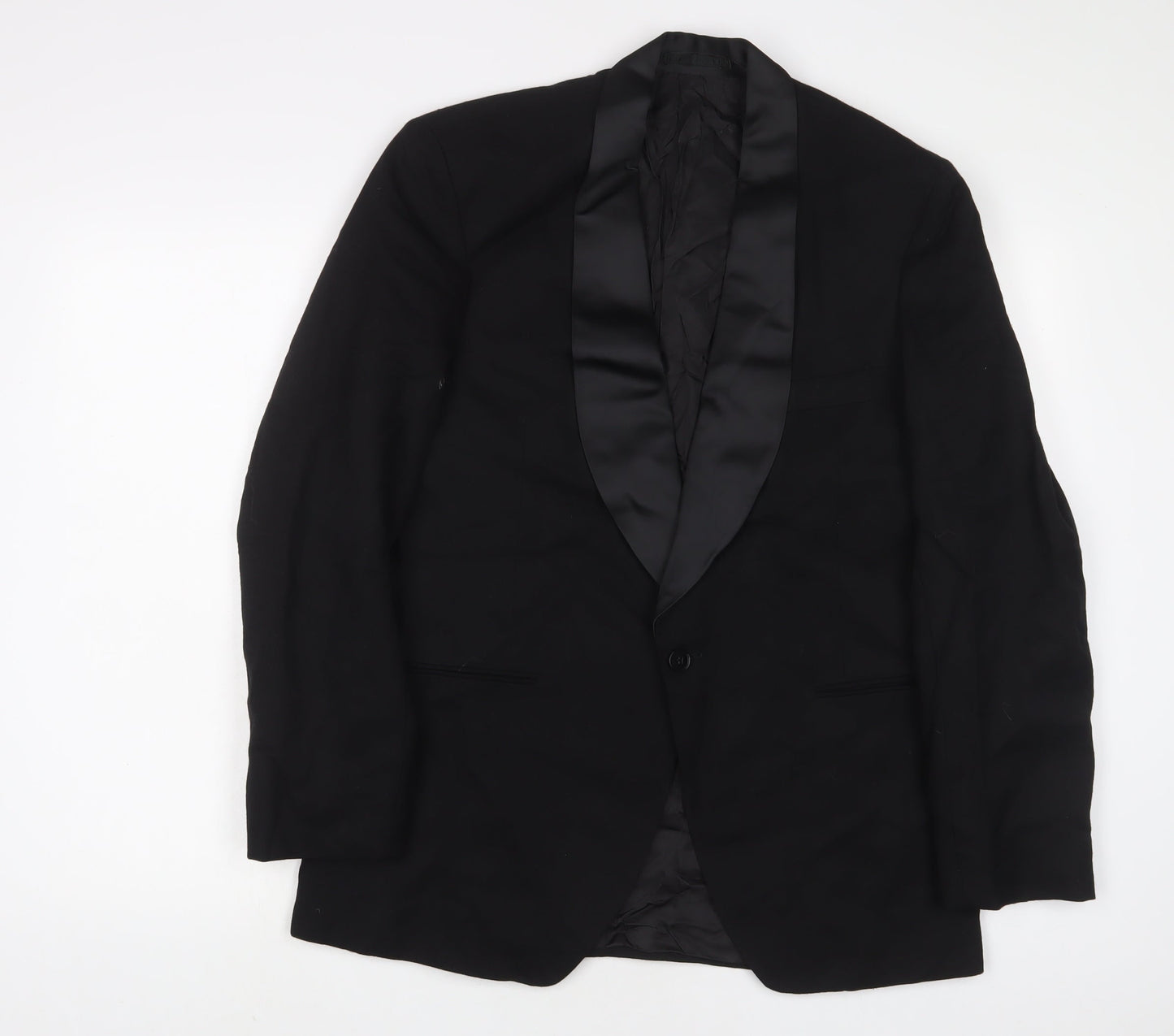 Mens UK Size 38 Burton Regular Black Suit Jacket