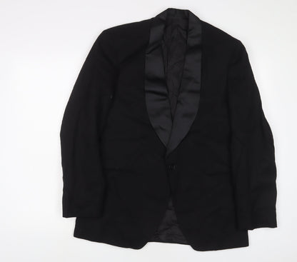 Mens UK Size 38 Burton Regular Black Suit Jacket