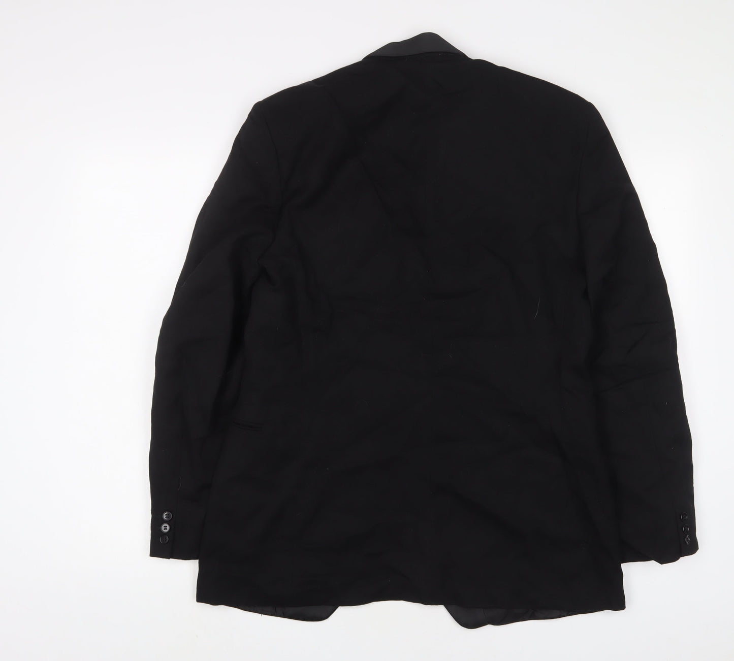 Mens UK Size 38 Burton Regular Black Suit Jacket