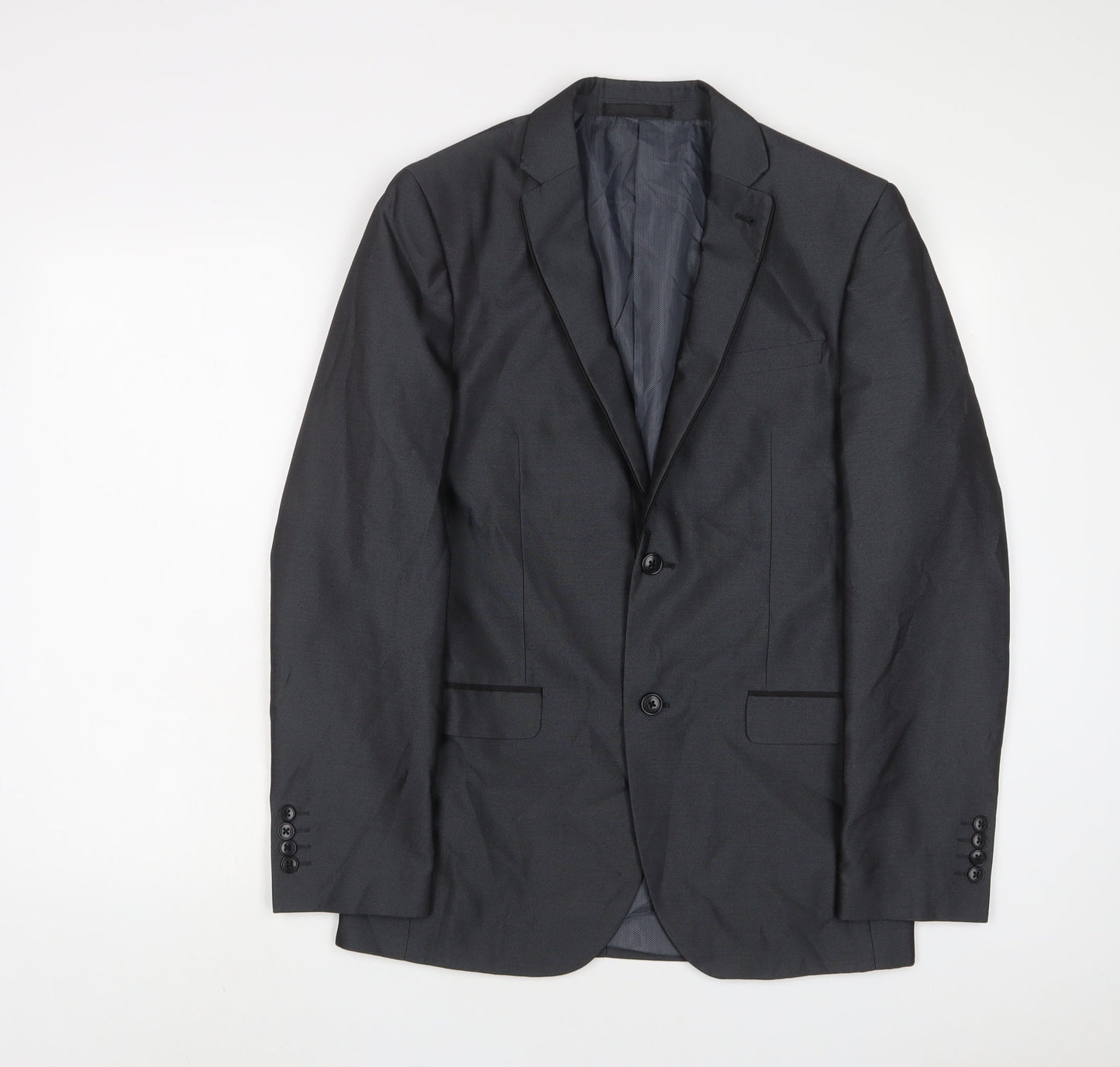Mens UK Size 38 Greenwoods Regular Grey Suit Jacket