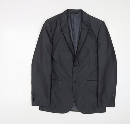 Mens UK Size 38 Greenwoods Regular Grey Suit Jacket
