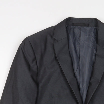 Mens UK Size 38 Greenwoods Regular Grey Suit Jacket