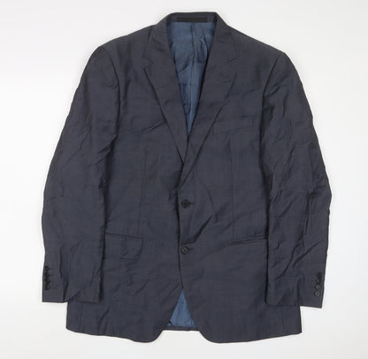 Mens UK Size 42 Marks and Spencer Regular Blue Suit Jacket