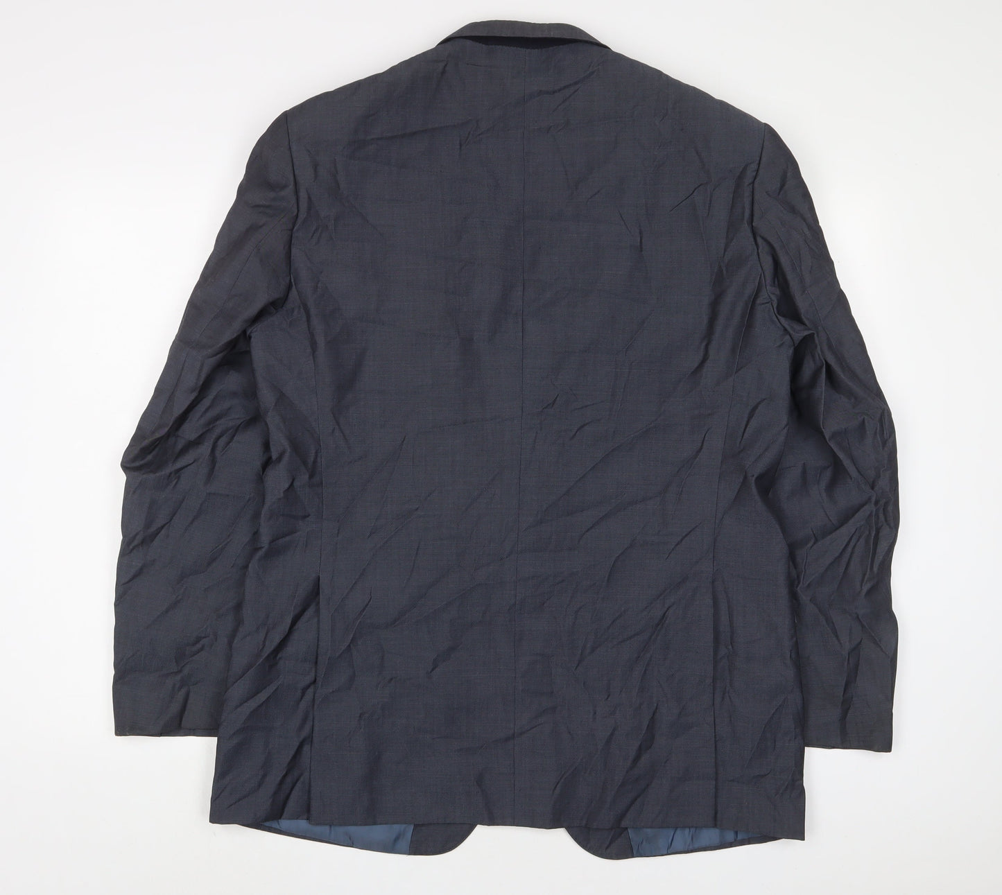 Mens UK Size 42 Marks and Spencer Regular Blue Suit Jacket
