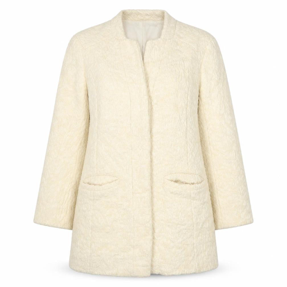 Womens UK Size L Zara Beige Jacket