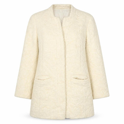 Womens UK Size L Zara Beige Jacket