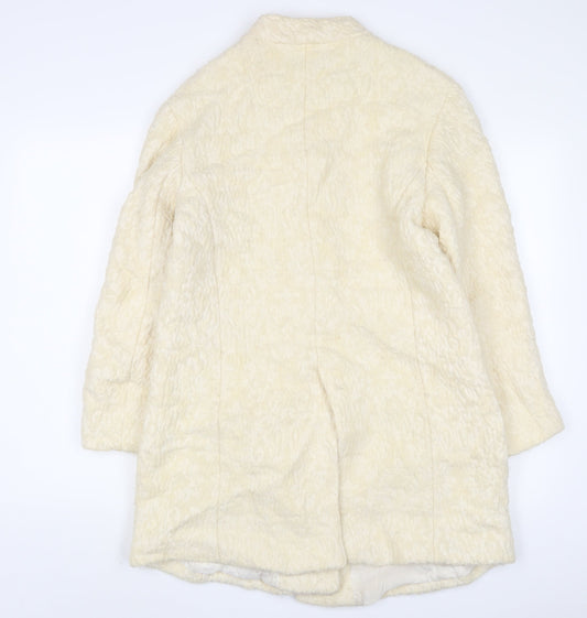 Womens UK Size L Zara Beige Jacket