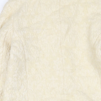 Womens UK Size L Zara Beige Jacket