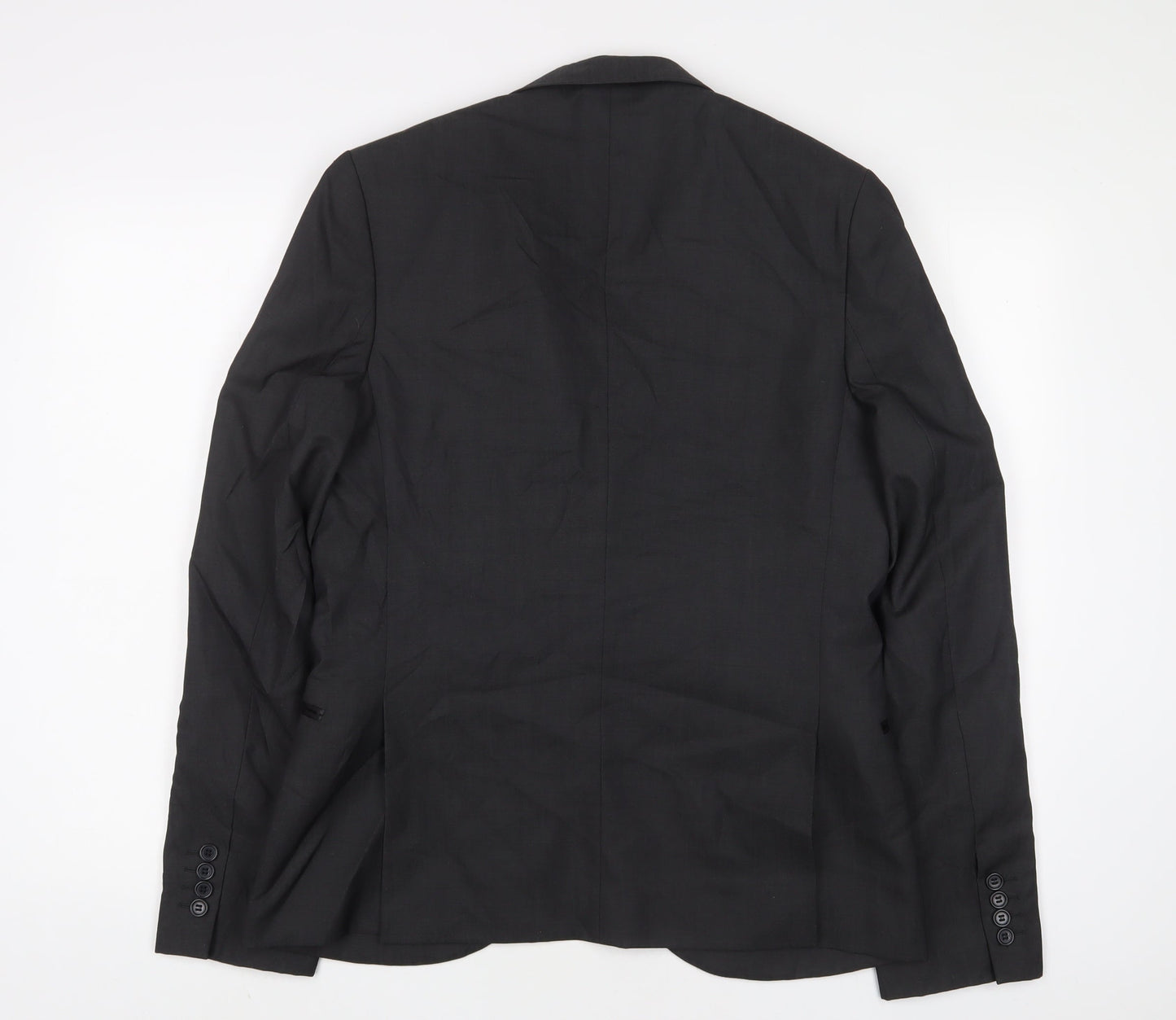Mens UK Size 40 Topman Regular Grey Suit Jacket