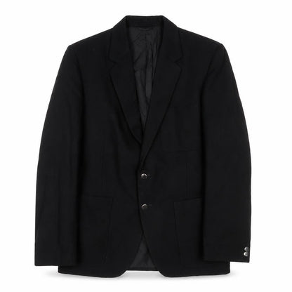 Peter Smithard Mens Black Polyester Jacket Suit Jacket Size 38 Regular
