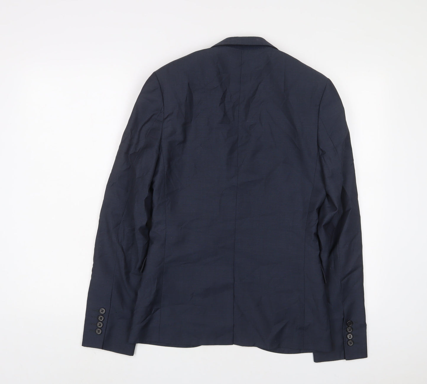 Mens UK Size 34 Topman Regular Blue Suit Jacket