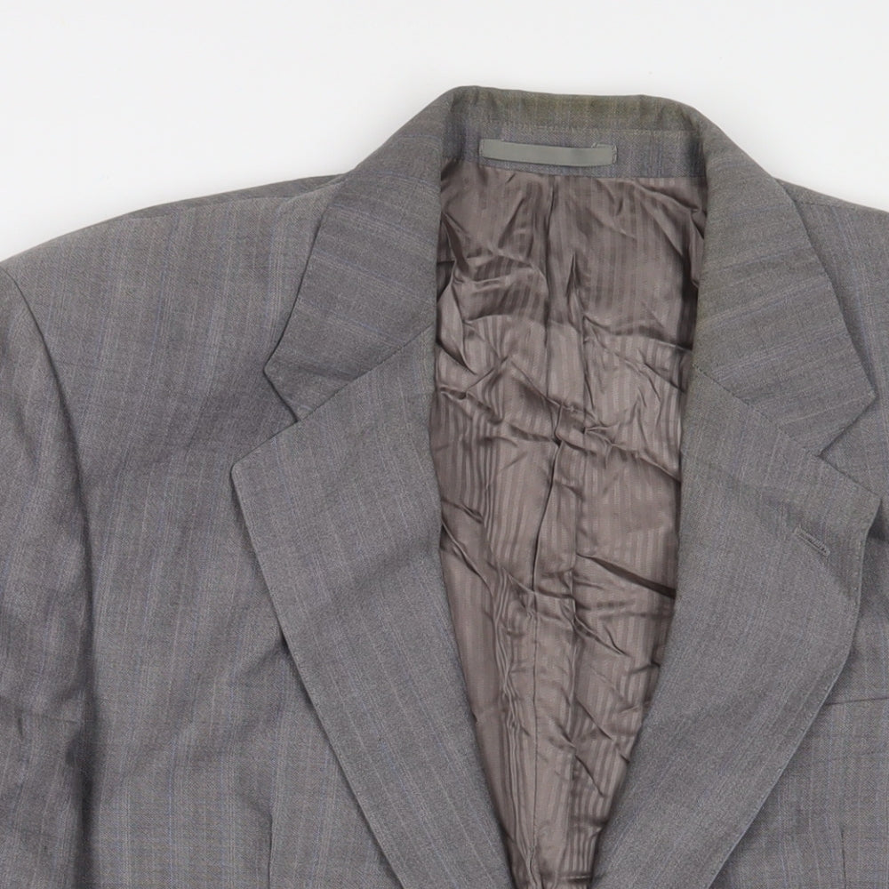 Mens UK Size 42 St Michael Regular Grey Suit Jacket