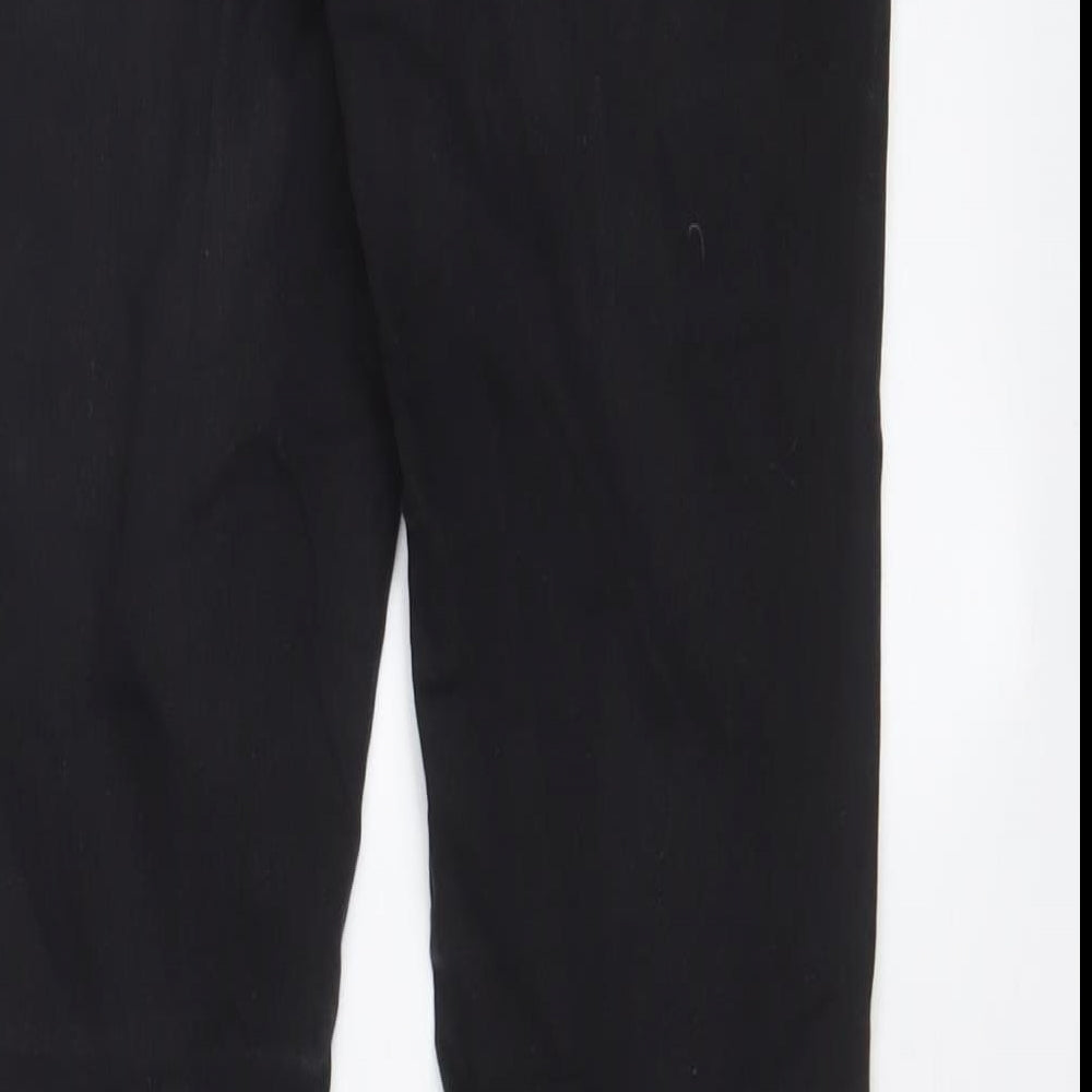 George Womens Black Cotton Skinny Jeans Size 10 L29 in Regular Zip