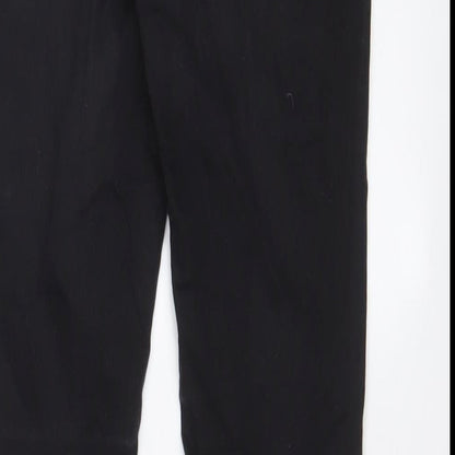 George Womens Black Cotton Skinny Jeans Size 10 L29 in Regular Zip