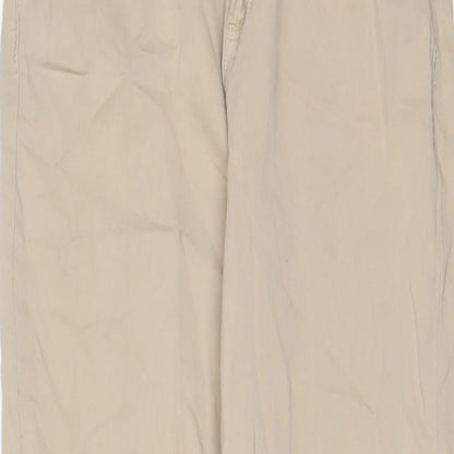 Denim & Co. Womens Beige Cotton Skinny Jeans Size 8 L30 in Regular Zip