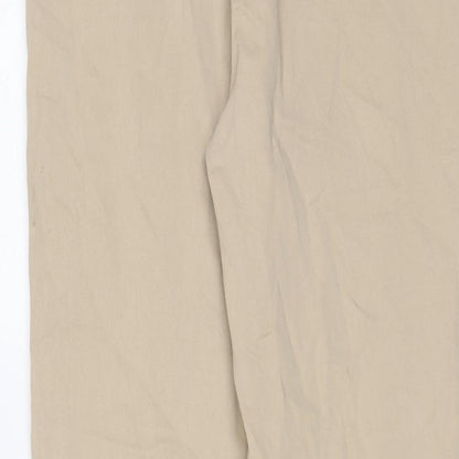 Denim & Co. Womens Beige Cotton Skinny Jeans Size 8 L30 in Regular Zip