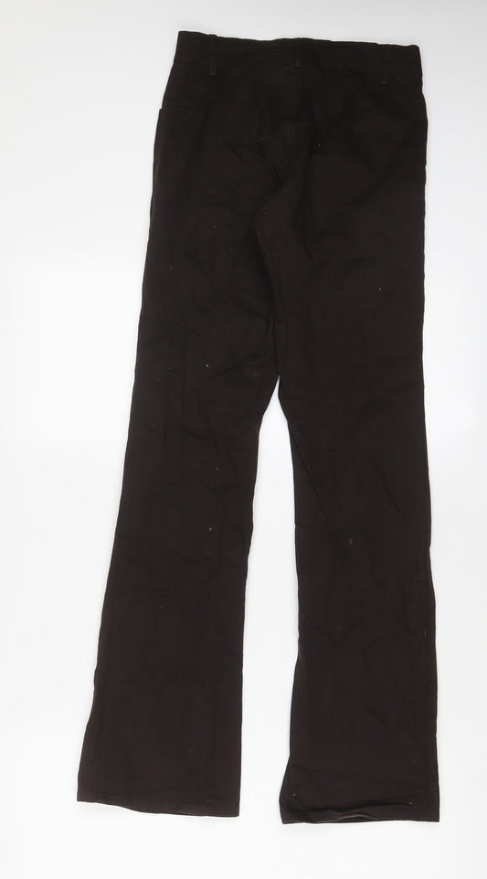 Womens UK Size 2XS Motel Regular Fit  Brown Trousers
