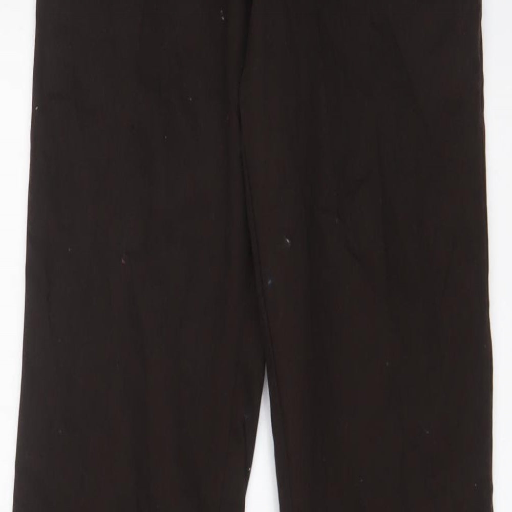 Womens UK Size 2XS Motel Regular Fit  Brown Trousers