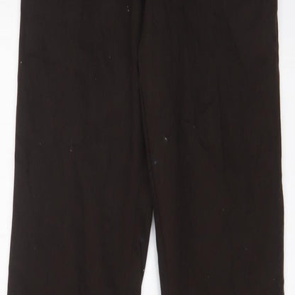 Womens UK Size 2XS Motel Regular Fit  Brown Trousers