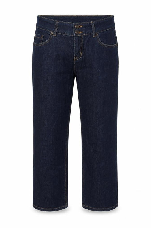 Mens UK Size 34 in Gap Regular Fit Cropped Blue Jeans